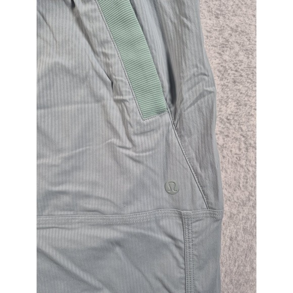 Lululemon Dance Studio Mid Rise Full Length Pants 14 Crater Blue Green W5ENNR - Picture 4 of 8